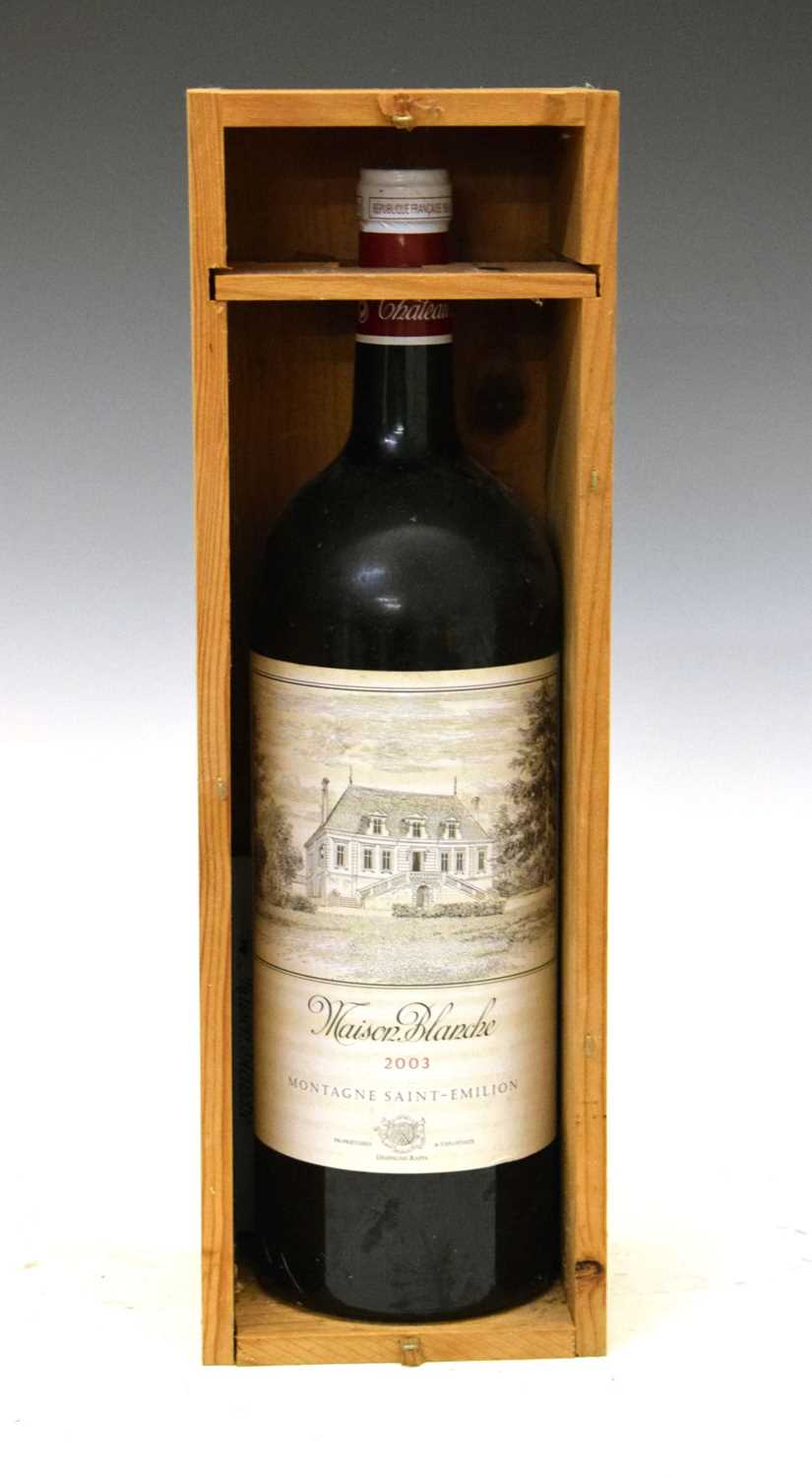 Wine - Magnum (1.5l bottle) of Maison Blanche St Emilion, 2003