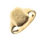 9ct gold signet ring