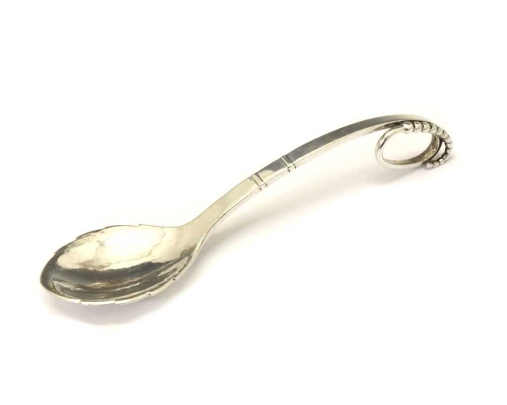 Georg Jensen silver caddy spoon pattern no 41