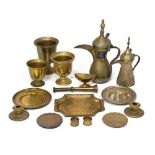 Quantity of brass ware