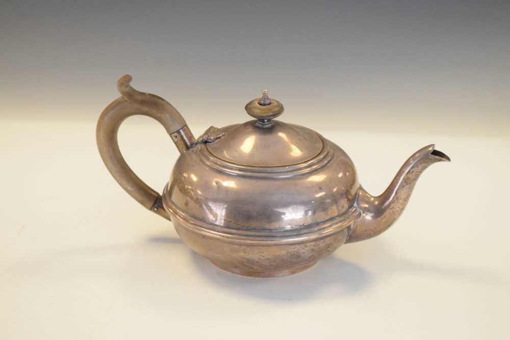 Edward VIII bachelor silver teapot - Image 2 of 6