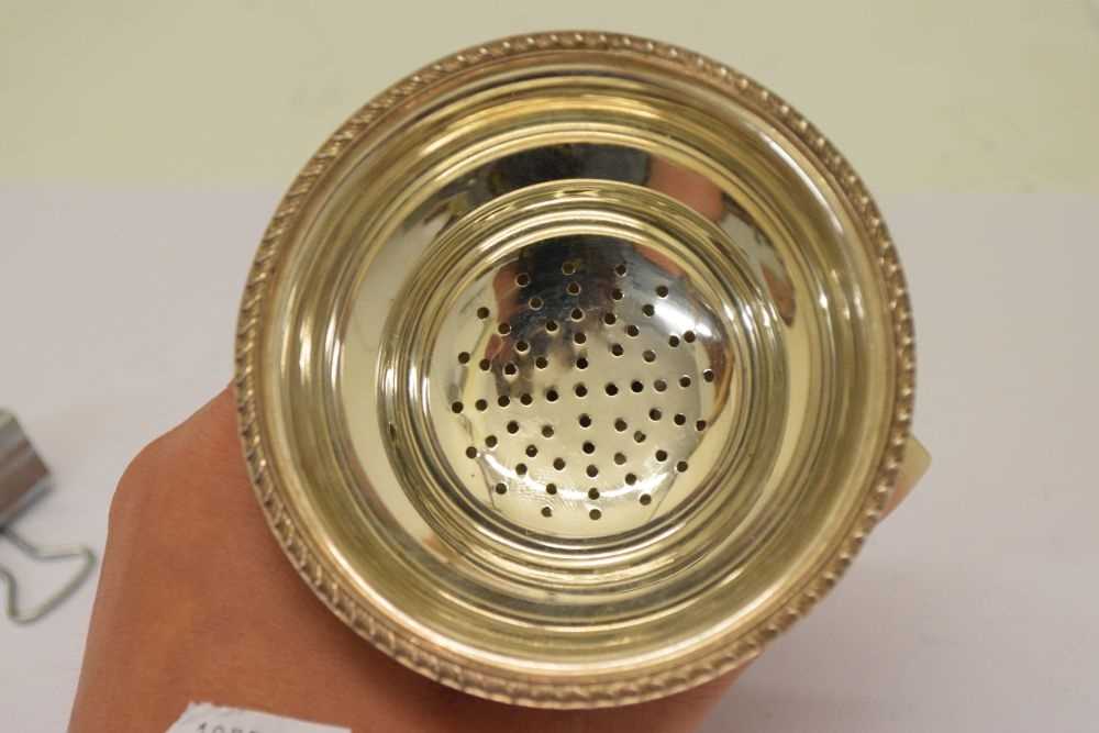 Elizabeth II silver wine funnel in the Georgian manner - Image 6 of 8