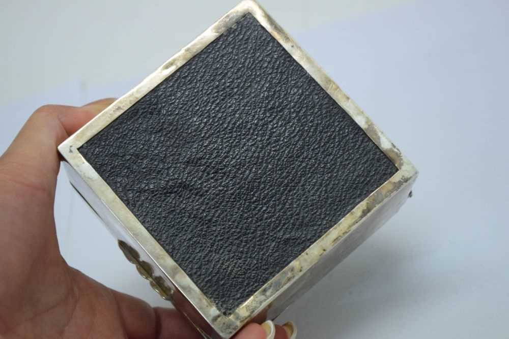 George V silver cigarette box - Image 10 of 11