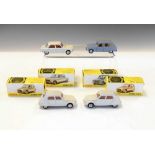 Four boxed Dinky Toys die cast model vehicles