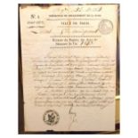 French Revolution/Napoleonic document dated '1810'