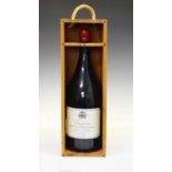 Wine - Double Magnum of Faugeres, 1989, in wooden presentation case