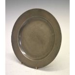 18th Century pewter plate