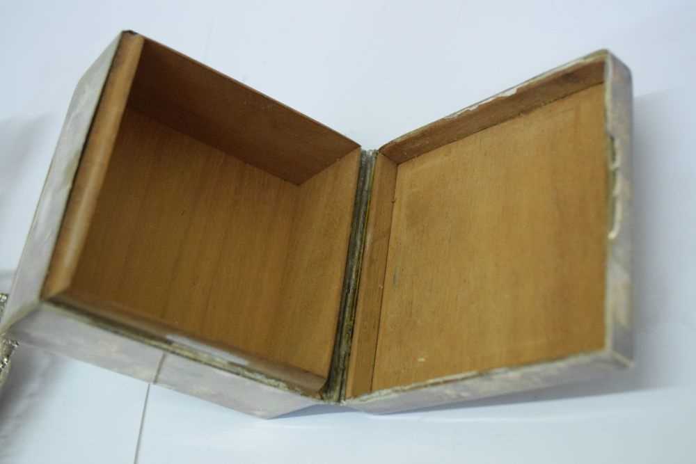 George V silver cigarette box - Image 11 of 11
