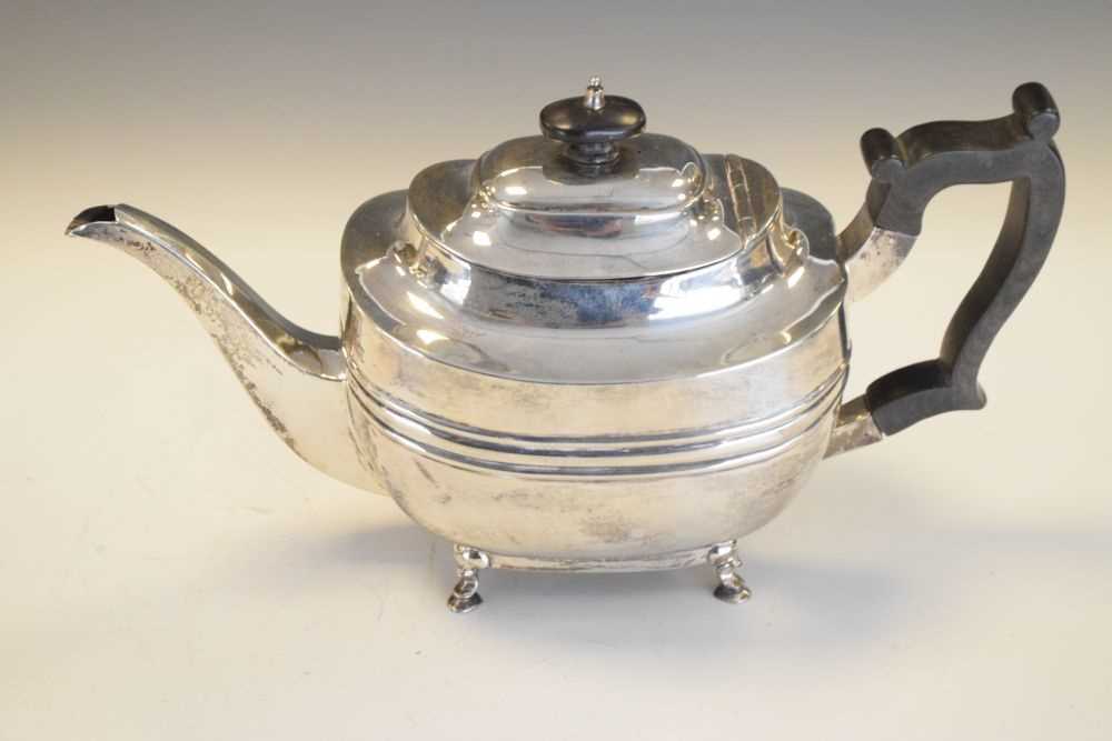 Edwardian silver tea pot - Image 5 of 7