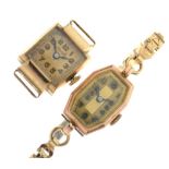 Two vintage ladies dress/cocktail watches