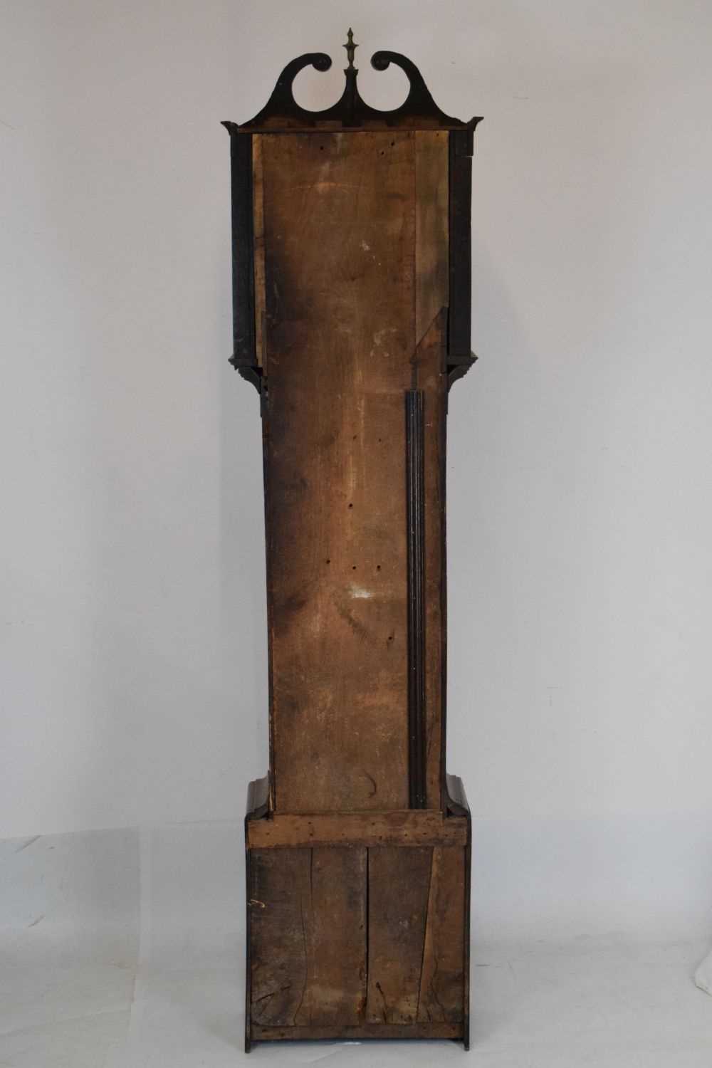Early George III oak-cased 8-day brass dial longcase clock - Image 2 of 4