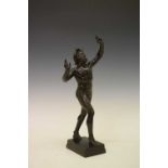 Bronze dancing faun