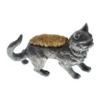 Late 19th/early 20th Century pen nib wipe in the form of a cat