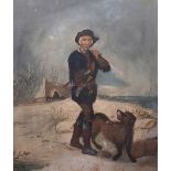 Follower of Thomas Barker of Bath, 'The Woodsman and his Dog'