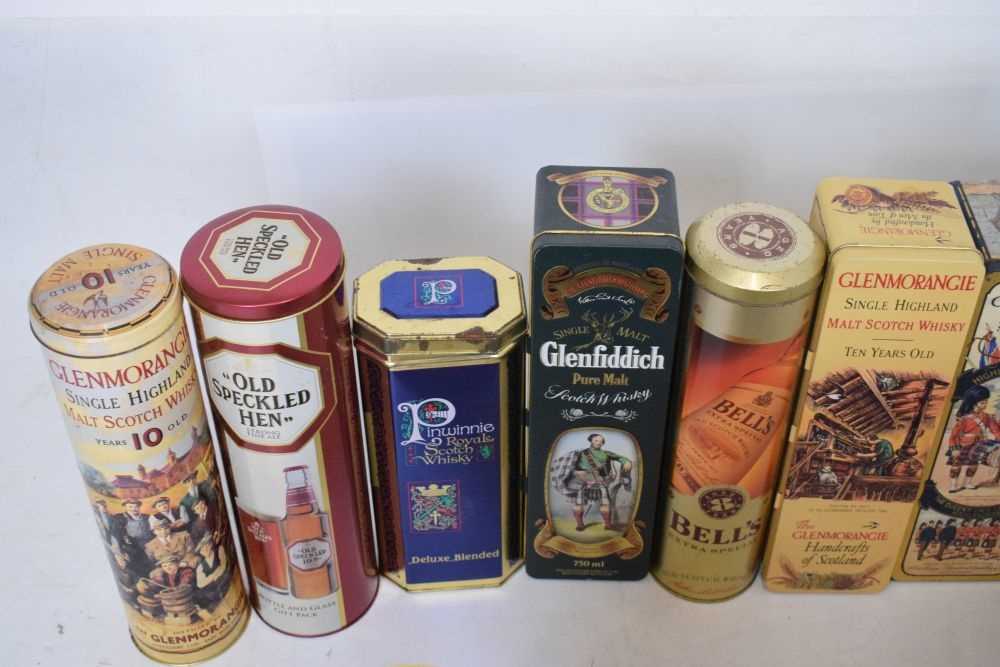 Collection of empty whisky tins - Image 2 of 4