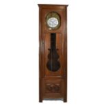 19th Century French provincial Comtoise longcase clock