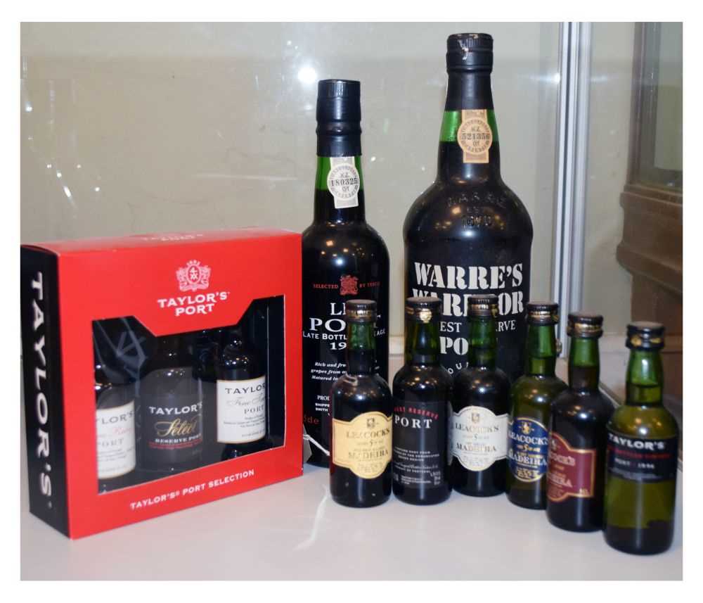 Quantity of Port to include half bottle of Tesco LBV 1990, Warre's Warrior, etc
