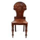 Victorian hall chair