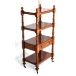 19th Century four-tier whatnot