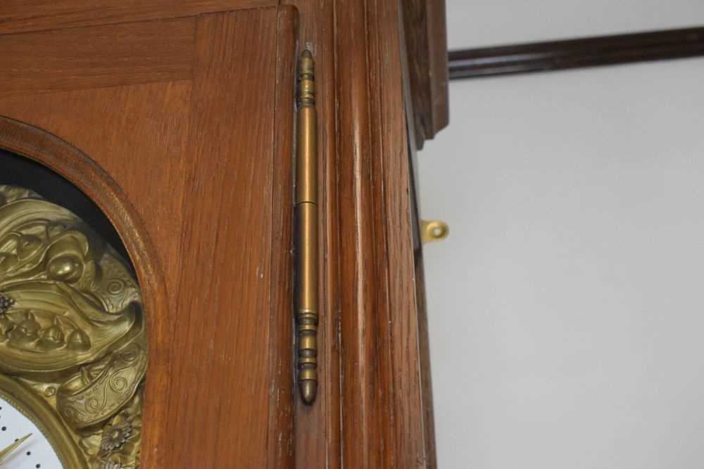 19th Century French provincial Comtoise longcase clock - Image 5 of 9