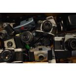 Quantity of vintage cameras