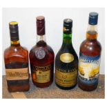 Quantity of spirits to include Bootlegger Navy Rum, Malligan Irish spirit