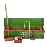 Vintage croquet set