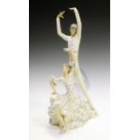 Large Lladro figure group - Flamenco Dancers