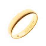 22ct gold wedding band