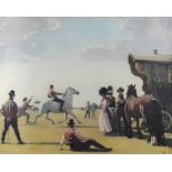 After Alfred Munnings - Coloured lithographic print - 'Gypsy Life'