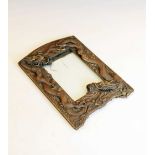 Japanese easel picture frame with dragon decoration