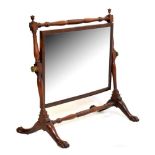 Early 20th Century mahogany framed dressing table mirror