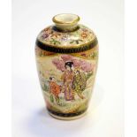 Small Japanese Satsuma vase