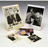 Music Interest - Collection of autographs and signed publicity photographs from the mid 1980's