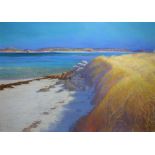 Chris N. Smith (Modern) - Acrylic - Coastal view, Isles of Scilly