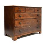 Regency mahogany chest of drawers