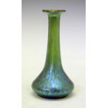 Art Nouveau iridescent glass vase