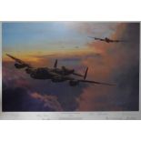 Aviation Interest - Signed limited edition print - Towards Night's Darkness