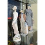 Lladro - Three porcelain figures