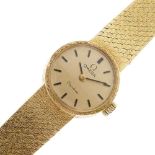 Omega - Lady's Genève 18ct gold cocktail/ dress watch