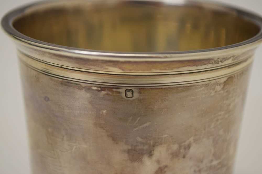 Mid-19th Century French silver beaker - Image 3 of 6