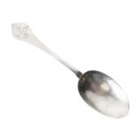Late 17th Century Continental silver dog nose spoon