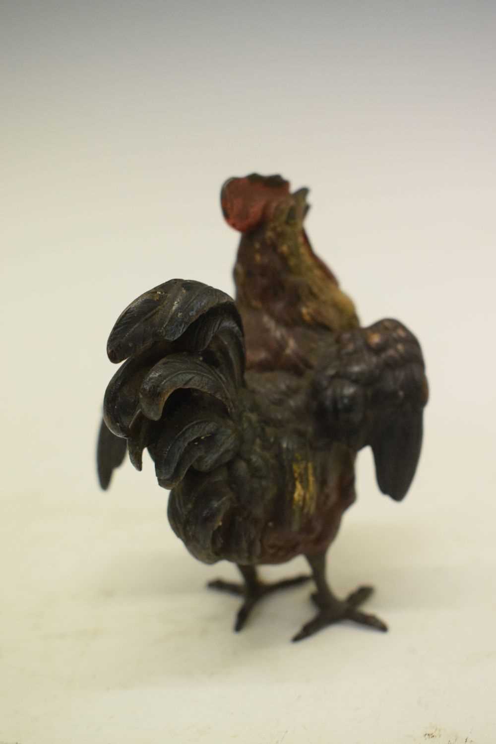 Austrian cold-painted bronze cockerel - Image 4 of 7