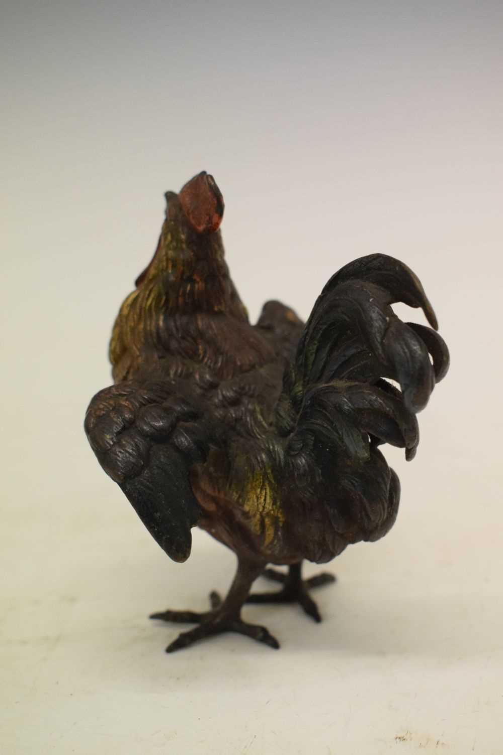 Austrian cold-painted bronze cockerel - Image 5 of 7