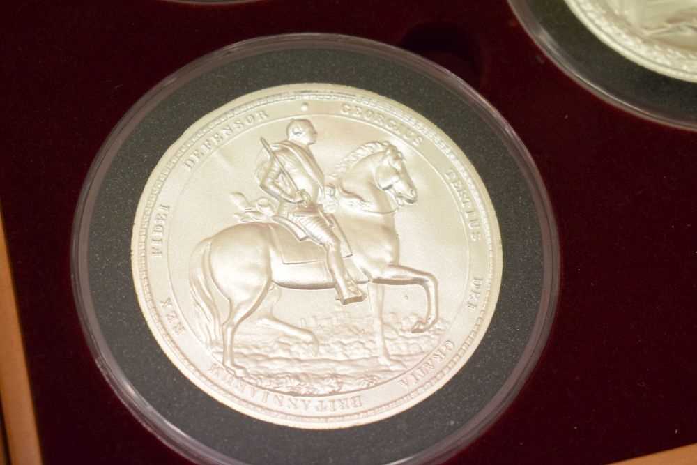 Royal Mint - Great Seals of the Realm 'Nineteenth Century' silver five medallion set - Image 12 of 12