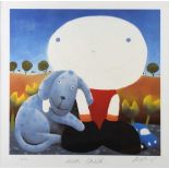 Mackenzie Thorpe (b.1956) - Limited edition photo lithograph - 'With Child'