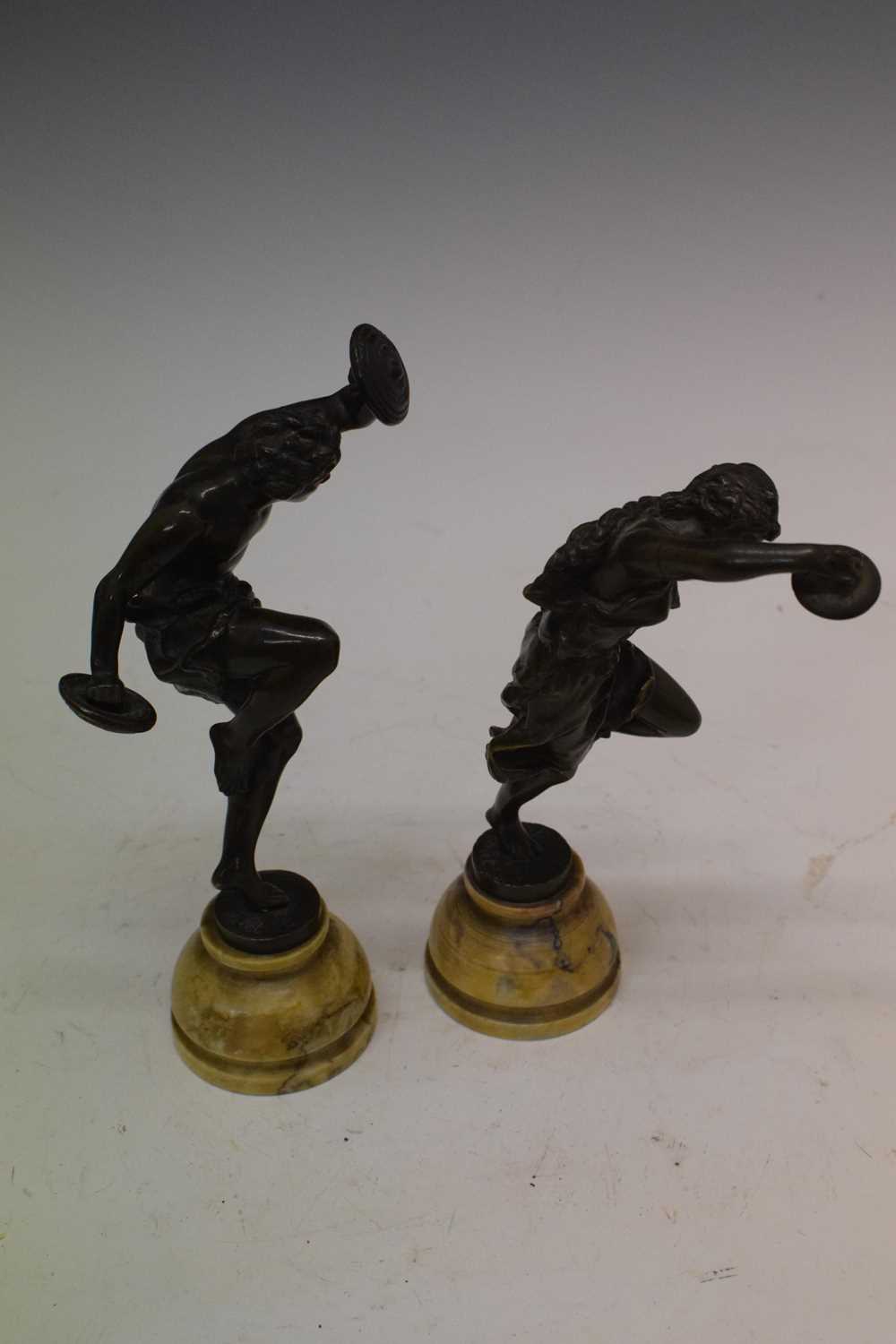 After Ernest Rancoulet (French, 1842-1915) - Pair of patinated bronze figures - Image 9 of 9