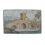 19th Century Italian 'Grand Tour' souvenir micromosaic panel