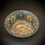 Antique Chinese cloisonne enamel bowl