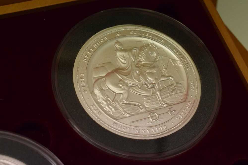 Royal Mint - Great Seals of the Realm 'Nineteenth Century' silver five medallion set - Image 10 of 12